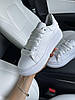Жіночі кросівки Alexander McQueen White Взуття Олександр Макквін білі шкіряні модні кеди, фото 6