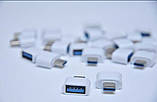 OTG USB to Type C під флешку Перехідник з Type C на USB A зворотний, фото 5