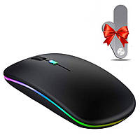 Бездротова миша Bluetooth + Подарунок Тримач для телефону / Акумуляторна мишка для комп'ютера