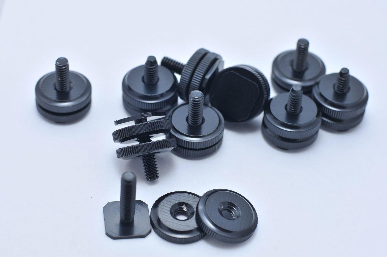 Насадка на Гарячий Башмак із двома фіксувальними кільцями та шпилькою 1/4", фото 1