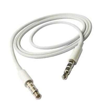 Аудіокабель 3.5 mm AUX, мініджек двосторонній 4 pin TRRS iphone ipad