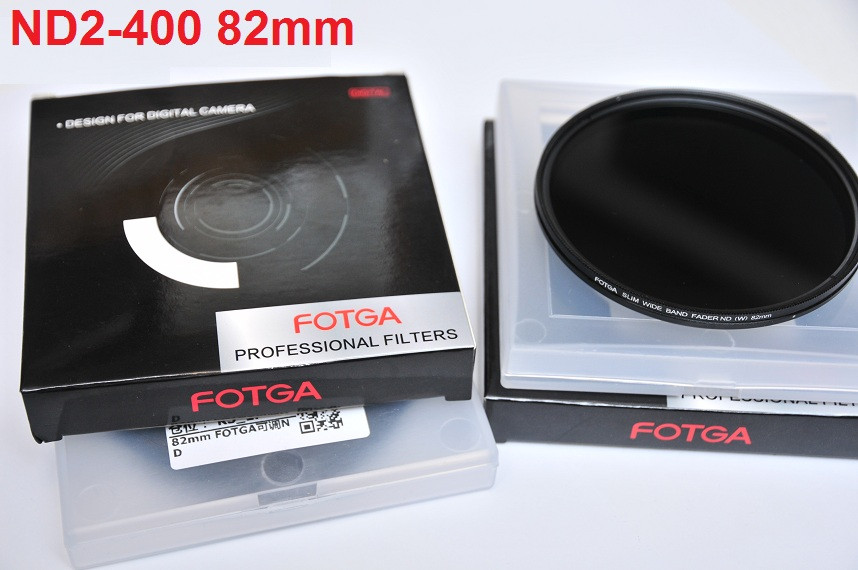 9 в 1 ND 82 мм FOTGA ND2-400 Змінний нейтрально-сірий фільтр Slim Professional, фото 1