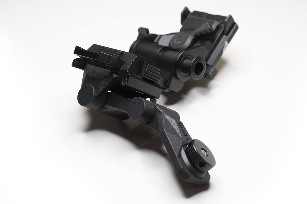 Адаптер J-arm для кріплення на шолом монокуляра AN/PVS-14 з гвинтом 1/4’’, з функцією авто-відключення, фото 1