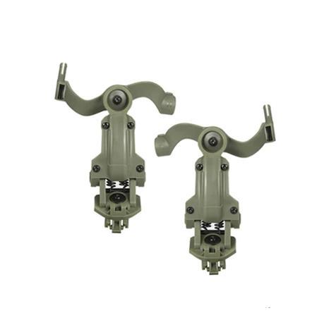 Тактичне кріплення адаптер ARM NEXT S40 для навушників на шолом green - -, фото 1