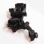 Адаптер J-arm для кріплення на шолом монокулярів з кріпленням типу minirail (MUM rail, «міні-рейка»), фото 2