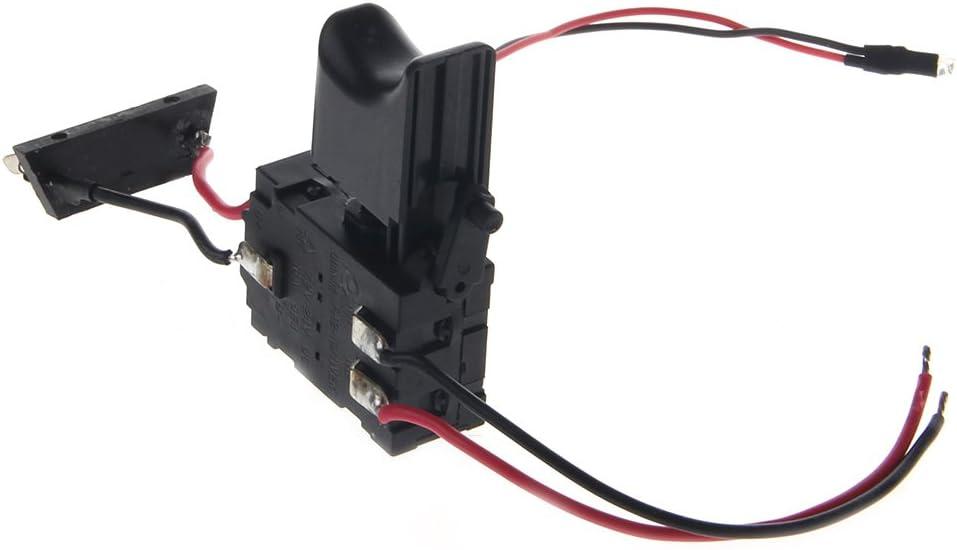 Кнопка акумуляторного шуруповерта, 16A, 7.2В-24В, 6,5*4*1,2см