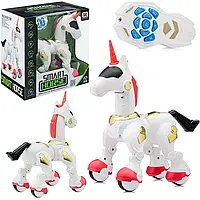 Інтерактивна іграшка робот Єдиноріг на пульті керування M-Toys "Smart Horse" 7706 Рожевий