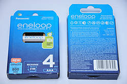 Panasonic (ш.SANYO) eneloop bk-4mcde AAA 800mah ЕКО паковання (еко блістер), 2100циклів, ААА (мініпальчикові)