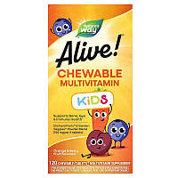 Мультивитамины для детей Nature's Way "Alive! Children's Chewable Multi-Vitamin" (120 жевательных конфет)