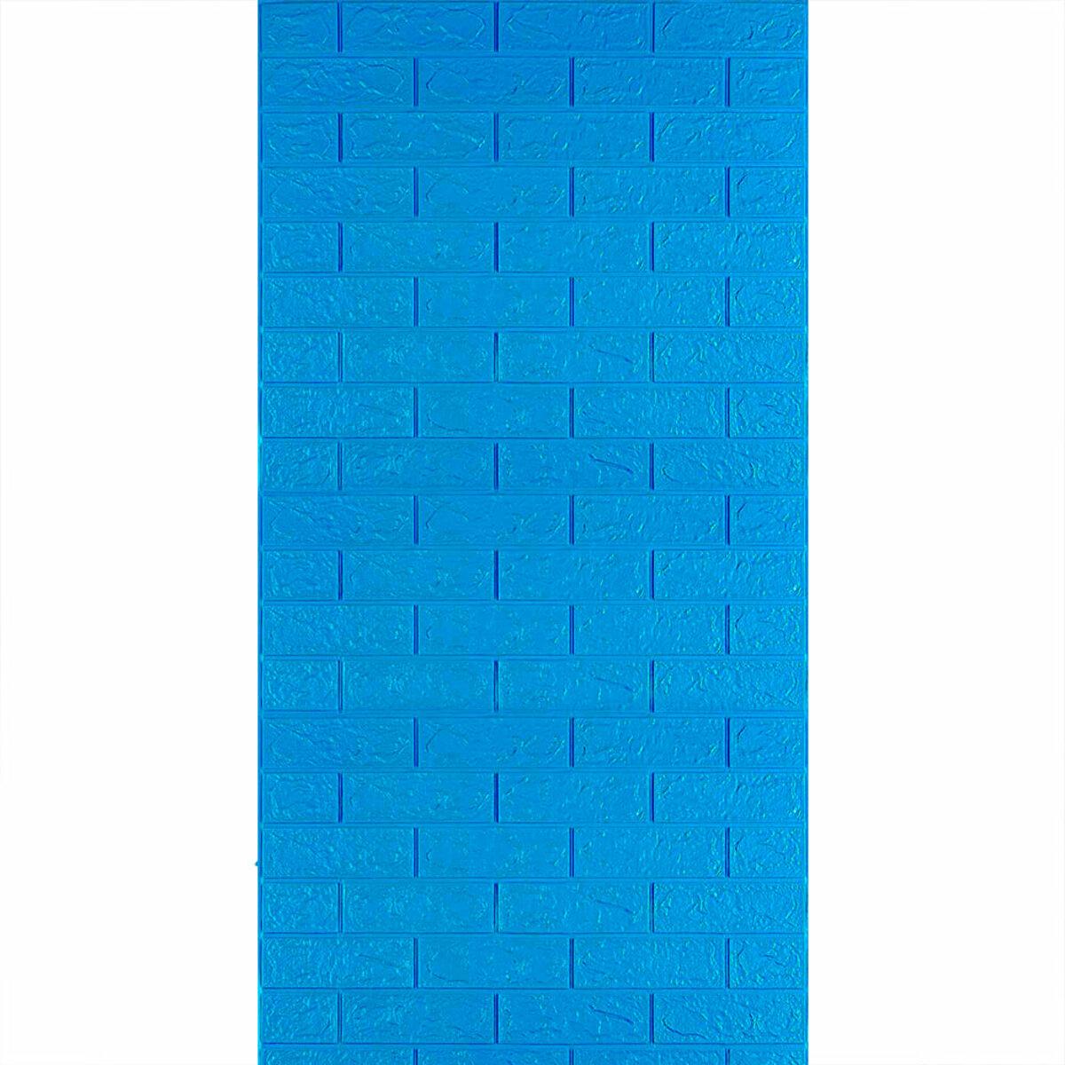Самоклеюча 3D панель під синю цеглу 3080x700x3мм SW-00001756