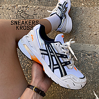 Женские кроссовки Asics Gel 1090 Mid White Midnight, кроссовки Асикс Гель 1090 белые 36