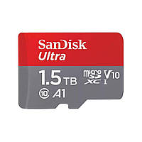 MicroSDXC (UHS-1) SanDisk Ultra A1 1,5TB class 10 (R150MB/s) (adapter SD)