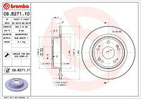 Тормозной диск ACURA TSX (CU_) / HONDA VEZEL (RU) / HONDA ACCORD (CW) 2005-2013 г.