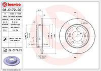 Тормозной диск HYUNDAI CRETA / KIA SOUL (SK3) / KIA CEE'D (JD) 2009-2021 г.