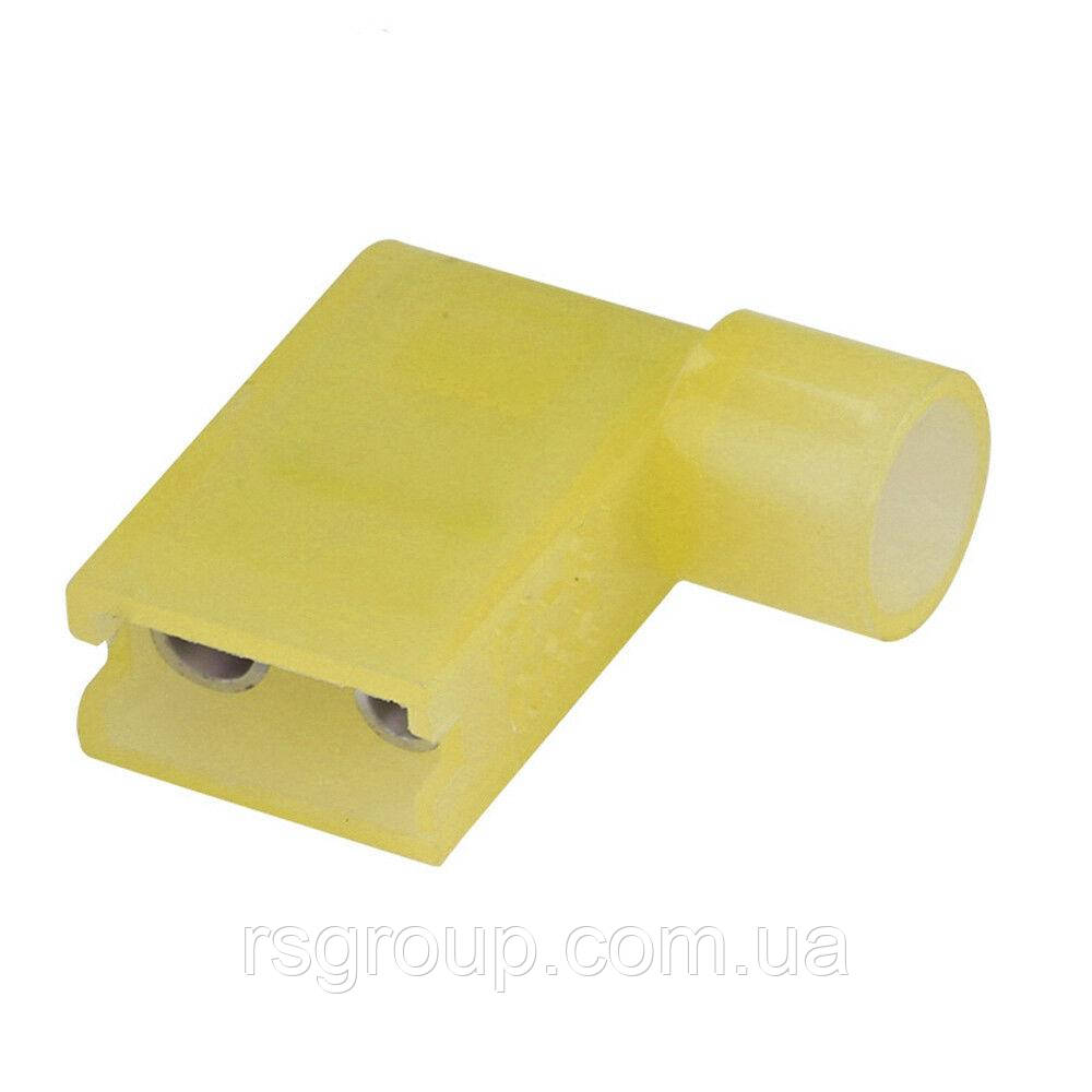 Конектор плоский кутовий з повною нейлоновою ізоляцією "мама" FLDNY 5,5-250 (4-6/6,3-0,8) (1пач -100шт)