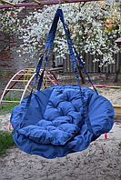 Гойдалка гніздо для дорослих, Кокон крісло підвісне для відпочинку, Гойдалка кругла підвісна 200 кг
