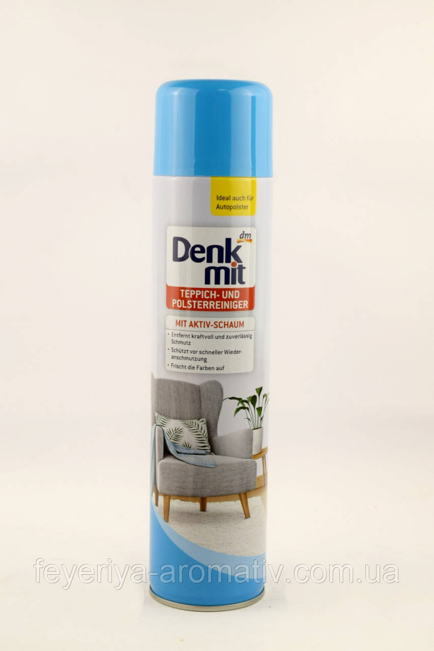 Засіб для чищення килимів та оббивки з активною піною Denkmit 600 мл Німеччина
