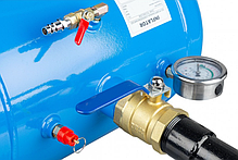 Компресор для ударного накачування безкамерних шин 21 л, AL-FA, фото 4