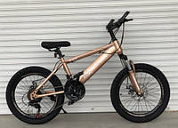 Велосипед детский TopRider-509 20" горный, рама 13", 21 скорость + крылья в подарок!