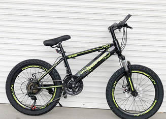 Велосипед дитячий TopRider-509 20" гірський, рама 13", 21 швидкість + крила у подарунок!