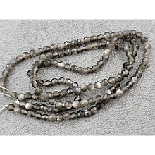 Намистини Обсидіан гранований 2,8мм