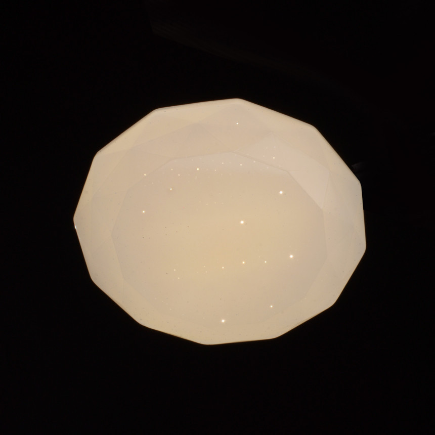 Стельовий світлодіодний світильник 10W Brille з пластиковим білим плафоном 4000-4700К IP20 W-607/10W