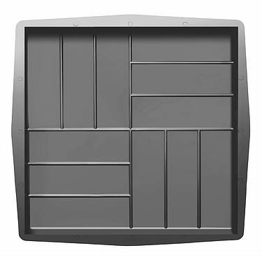 Велика форма для тротуарної плитки Паркет гладкий 500х500х50 мм Верес Україна 1 шт, фото 1