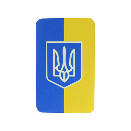 M-Tac нашивка прапор України з гербом (80х50 мм) вертикальна Full Color/GID, фото 2