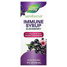 Сироп із чорною бузиною Nature's Way "Sambucus Immune Elderberry Standardized" для імунітету (120 мл)