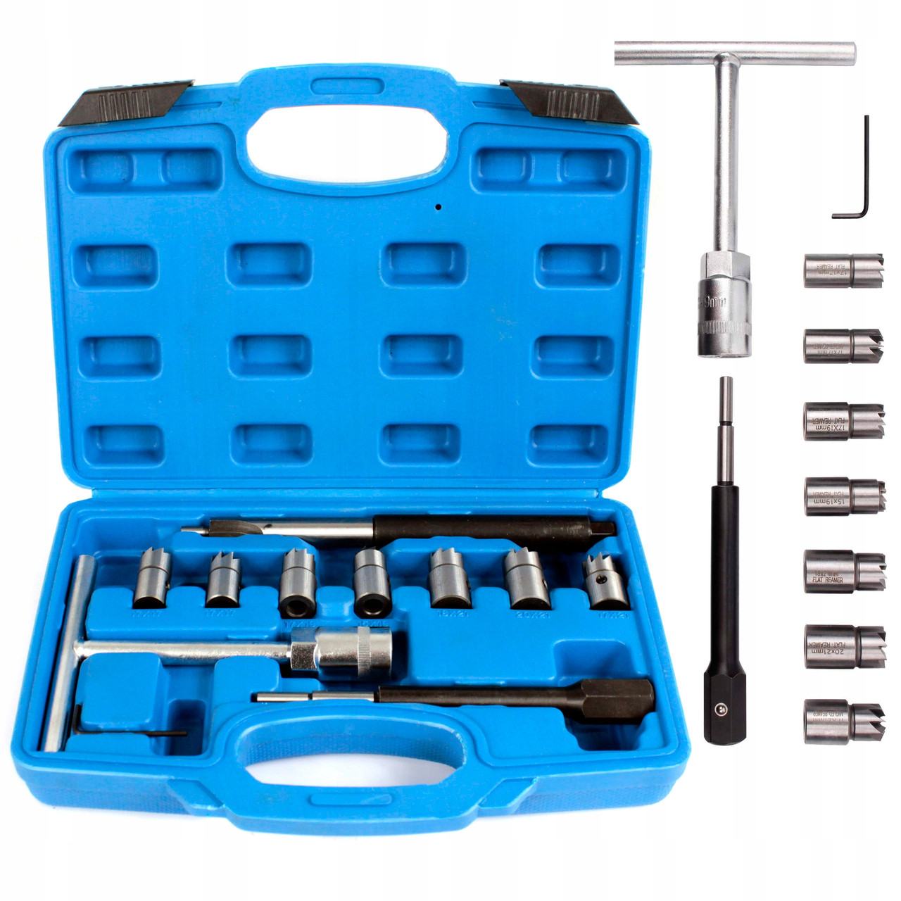 Набір фрез для сідел інжекторів – 10 шт. Silver S11611, фото 1