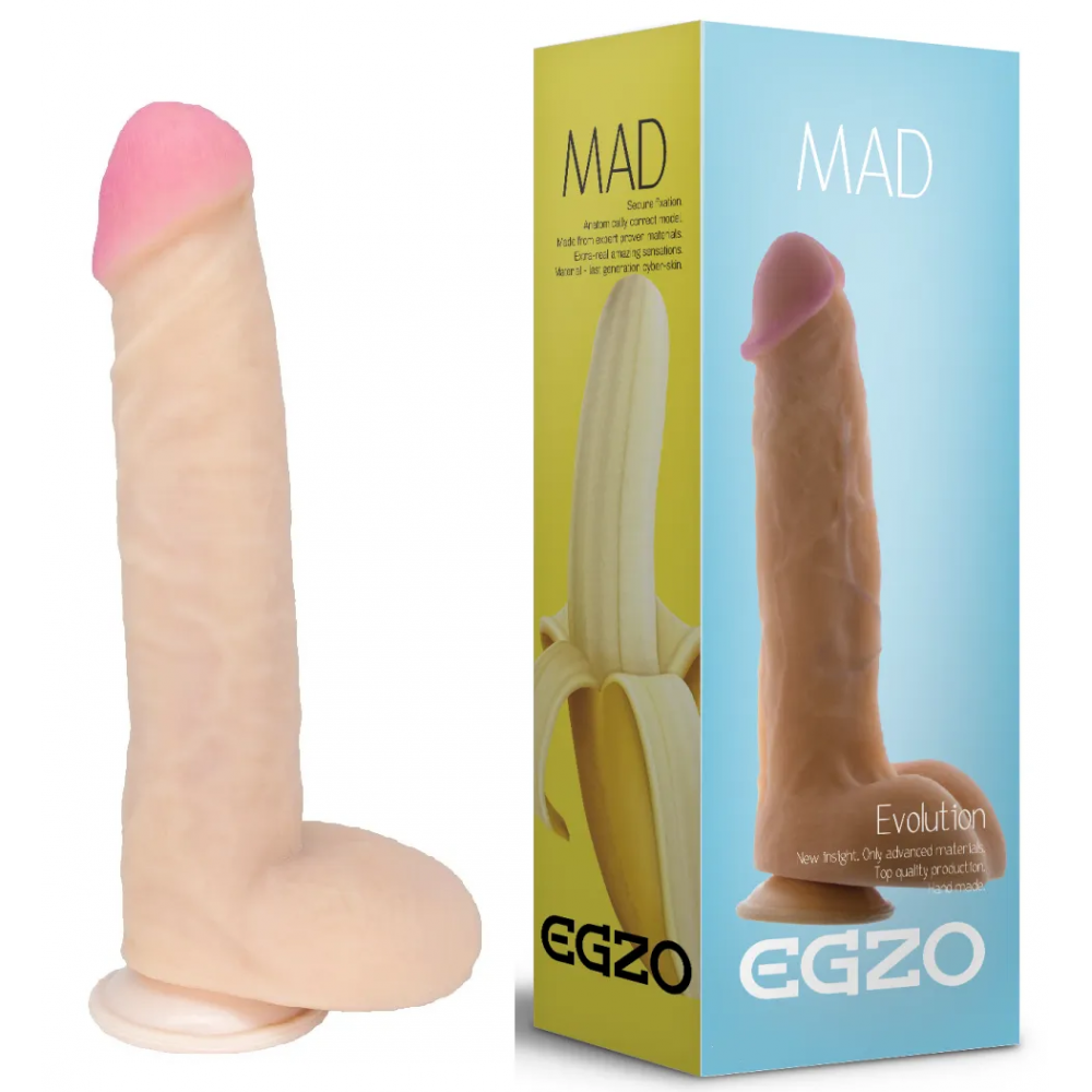 Фалоїмітатор EGZO DS012 (24 см х 5 см)