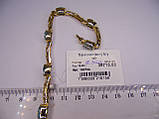 Золотий браслет, розмір 18,3 см, фото 6