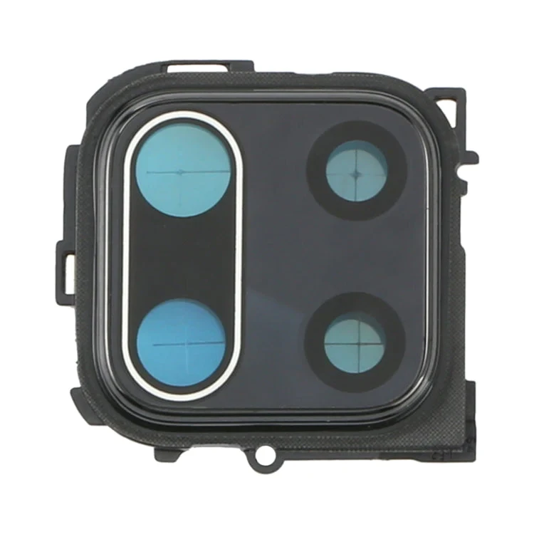 Скло камери для Xiaomi Redmi Note 9S, Redmi Note 9 Pro Max чорне + рамка, фото 1