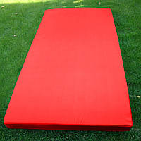 Мат гимнастический спортивный в чехле из кожвинила OSPORT 2м х 1м толщина 10см (FI-0014) Красный