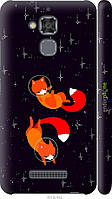 Чехол на Asus Zenfone 3 Max ZC520TL Лисички в космосе "4519m-442-8094"