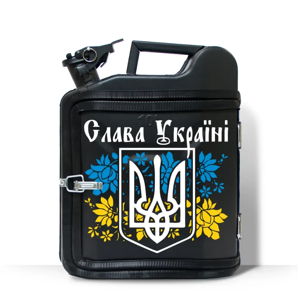 Каністра бар 10 л. Чорна БЕЗ НАПОЇВ