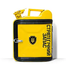 Каністра бар 10 л. Жовта БЕЗ НАПОЇВ