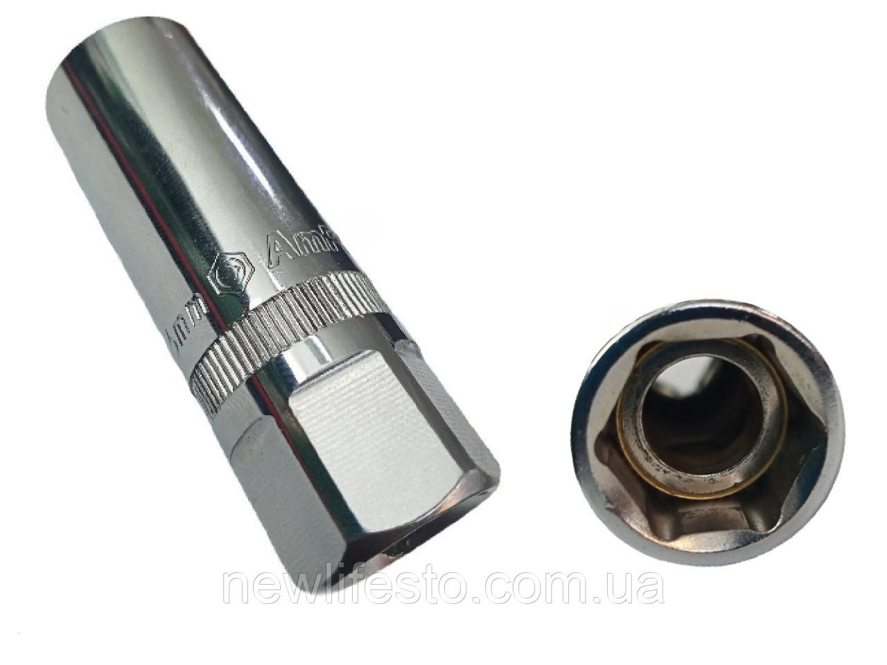 Головка свічкова магнітна 1/2" 16 мм AmPro T33392
