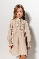 Платье красивое Агнешка бежевый для девочки Suzie 104, 116, 122, 134