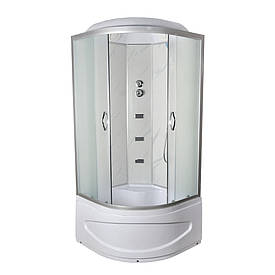 Гідробокс TKF90 Білий онікс WG 90x90x215 глибокий піддон