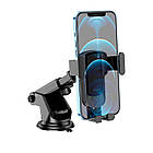 Тримач HOCO vertical and horizontal telescopic gravity vehicle holder CA104 |4.7-7"| чорный, фото 4