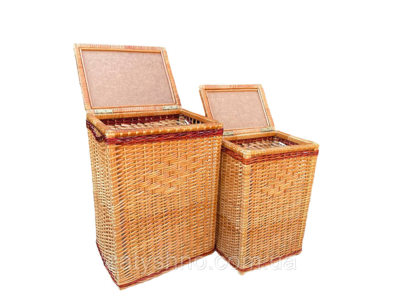 Ящики з гратами для білизни | корзина плетена для зберігання з лози | Ящик з лози