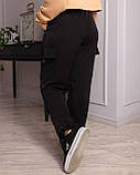 Жіночі котонові штани карго, фото 3