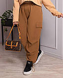 Жіночі котонові штани карго, фото 7