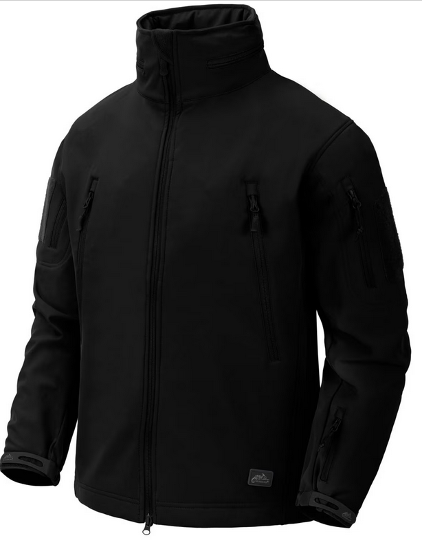 Куртка  демісезонна Helikon-Tex Gunfighter Jacket - Shark Skin Windblocker Black Темно-синій M\R