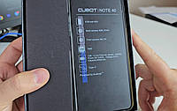 Телефон Cubot Note 40 6/256GB Global 9Black),хороший процессор бюджетный для ребенка для учебы