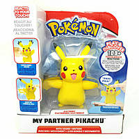 Інтерактивна іграшка Pokemon Мій Друг покемон Пікачу із сенсорами, 11 см — My Partner Pikachu