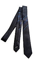 Классический  мужской галстук Voronin  5 см черный  39312