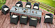 Стіл 774 Vegas Table Medium Dark Grey 100*180/220, фото 11