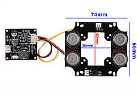 ІЧ підсвічування для камери 12W 74х66/33мм 74х66/33мм Алюміній код код 17815